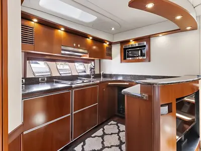 Galley of Parr T On, a Sea Ray 60 Sundancer motorboat at Stock Island, United States