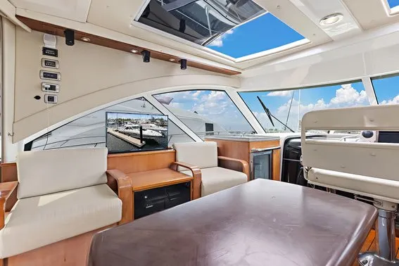 Salon of Parr T On, a Sea Ray 60 Sundancer motorboat at Stock Island, United States