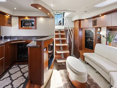 Salon of Parr T On, a Sea Ray 60 Sundancer motorboat at Stock Island, United States
