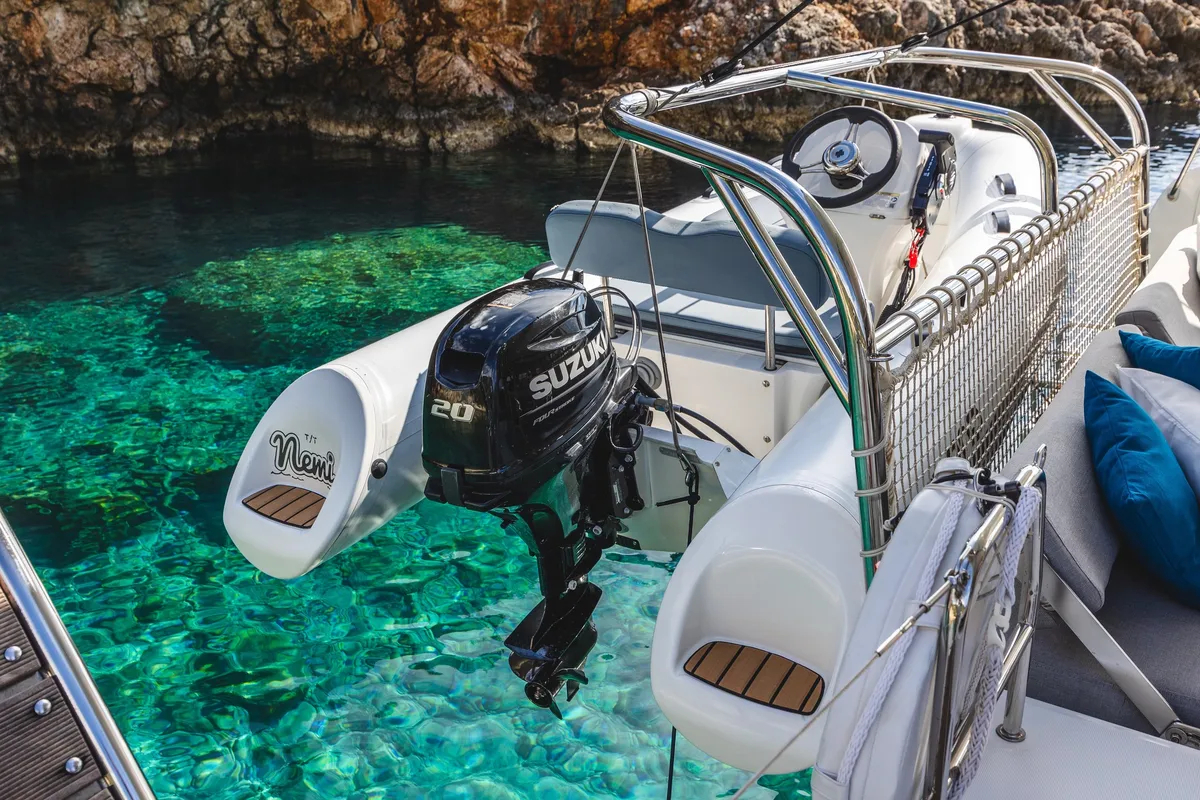 NEMI, a Lagoon 43 catamaran at Municipal Unit of Lefkada, Greece