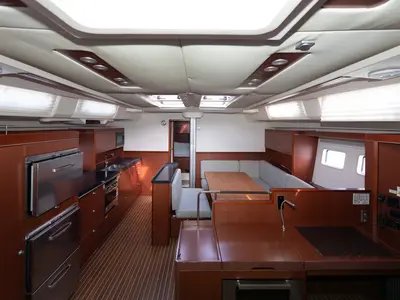 Galley of Star Princess, a Hanse 575 sailboat at Primošten, Croatia
