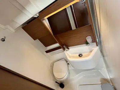 Head on OceanChill, a Beneteau Oceanis 51.1 sailboat at Primošten, Croatia