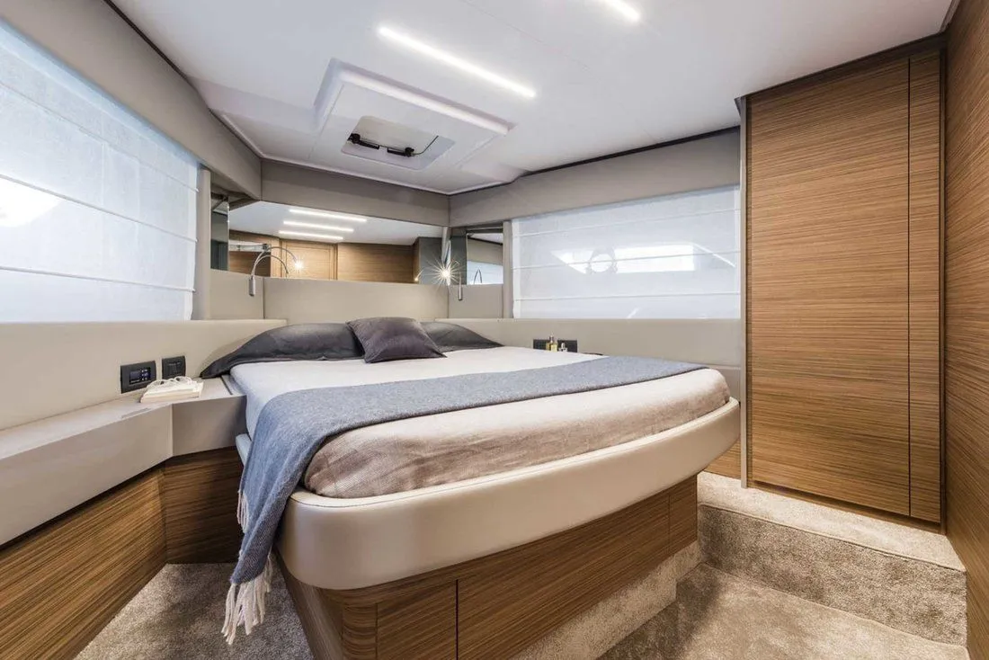 Cabin on Lady Esmeralda, a Ferretti Yachts 450 motor yacht at Podstrana - Miljevac, Croatia