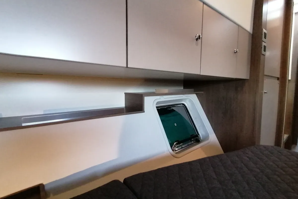 Cabin on Sunny, a Bali Catspace catamaran at Municipal Unit of Lefkada, Greece