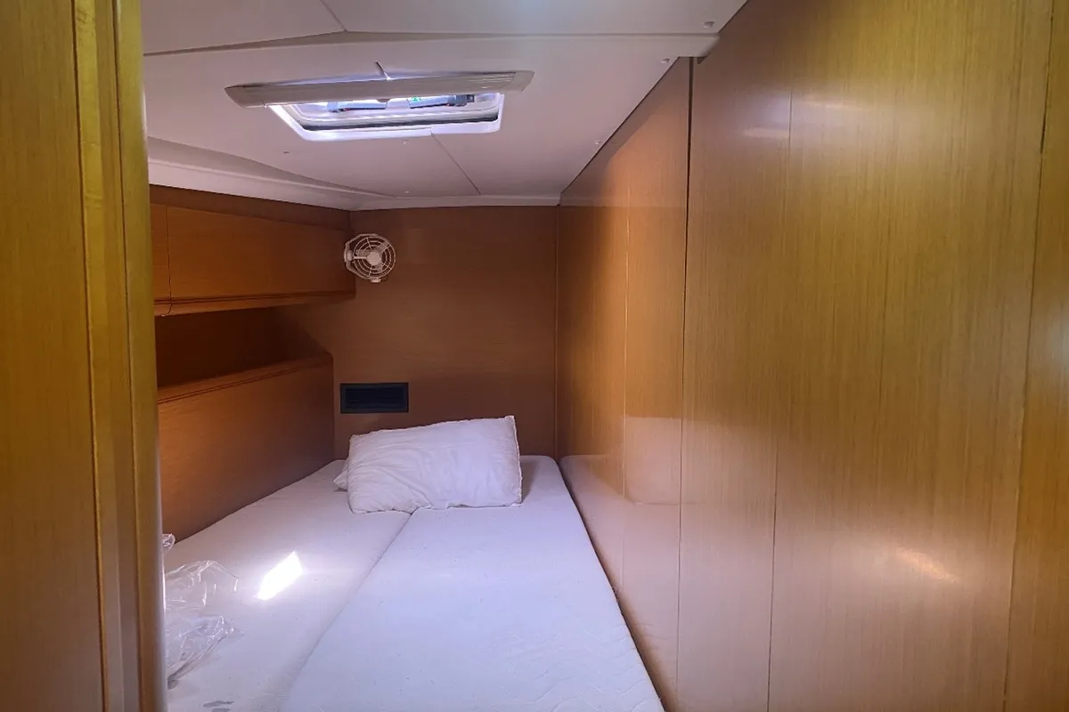 Cabin on Agios Nikolaos , a Jeanneau 53 sailboat at Municipal Unit of Lefkada, Greece