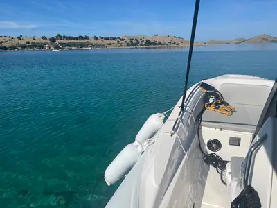 Deck of Maltesina, a ZAR 79 Sport Luxury RIB at Općina Sukošan, Croatia