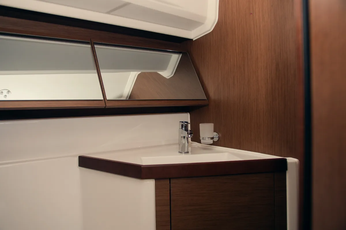 Head on Beatrice, a Beneteau Oceanis 40.1 sailboat at Olbia, Italy