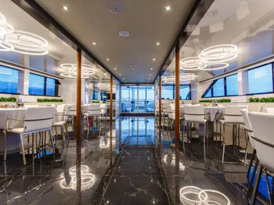 Salon of Ban, a Gulet Luxury Motor Yacht motor yacht at Grad Šibenik, Croatia