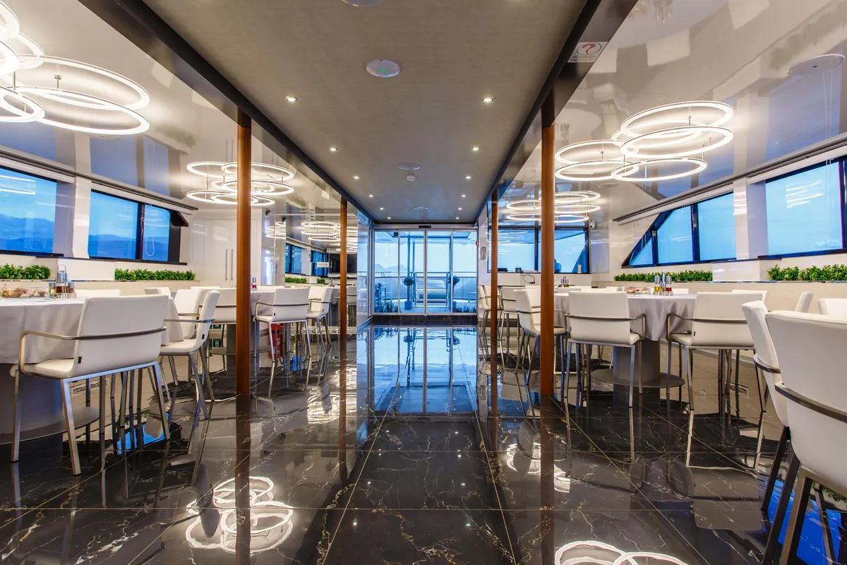 Salon of Ban, a Gulet Luxury Motor Yacht motor yacht at Grad Šibenik, Croatia