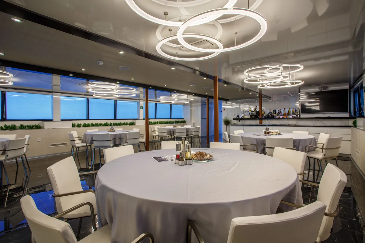 Salon of Ban, a Gulet Luxury Motor Yacht motor yacht at Grad Šibenik, Croatia