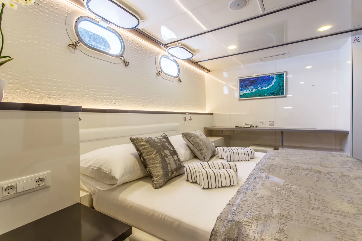 Cabin on Ban, a Gulet Luxury Motor Yacht motor yacht at Grad Šibenik, Croatia