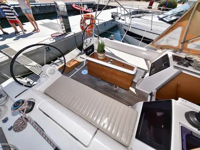 Galley of Pape, a Dufour 350 GL sailboat at Općina Sukošan, Croatia