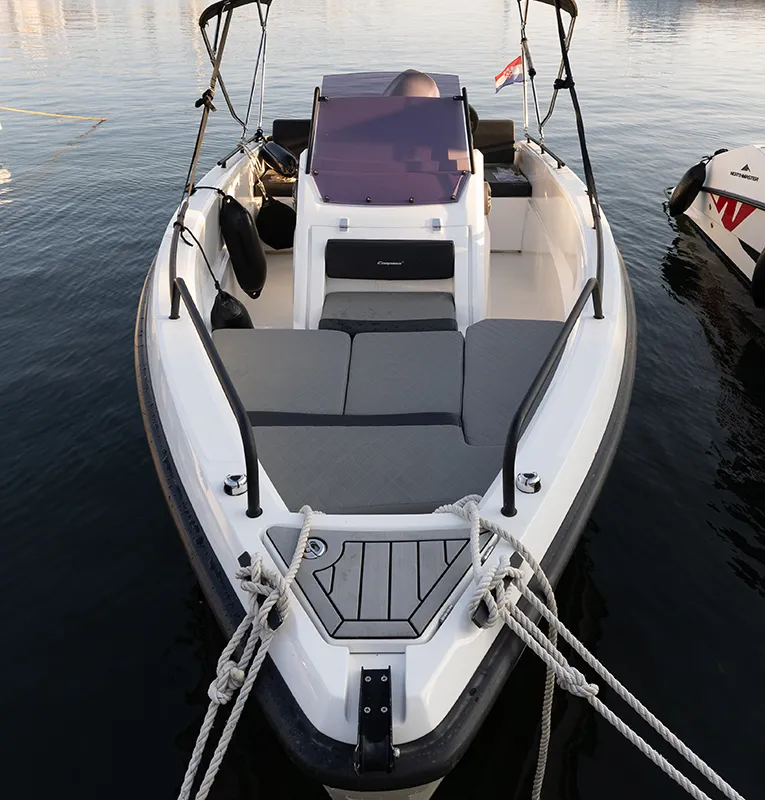 NN, a Compass 7s motorboat at Grad Šibenik, Croatia