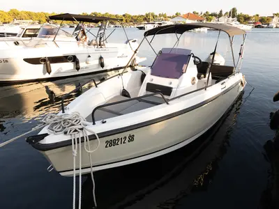 NN, a Compass 7s motorboat at Grad Šibenik, Croatia