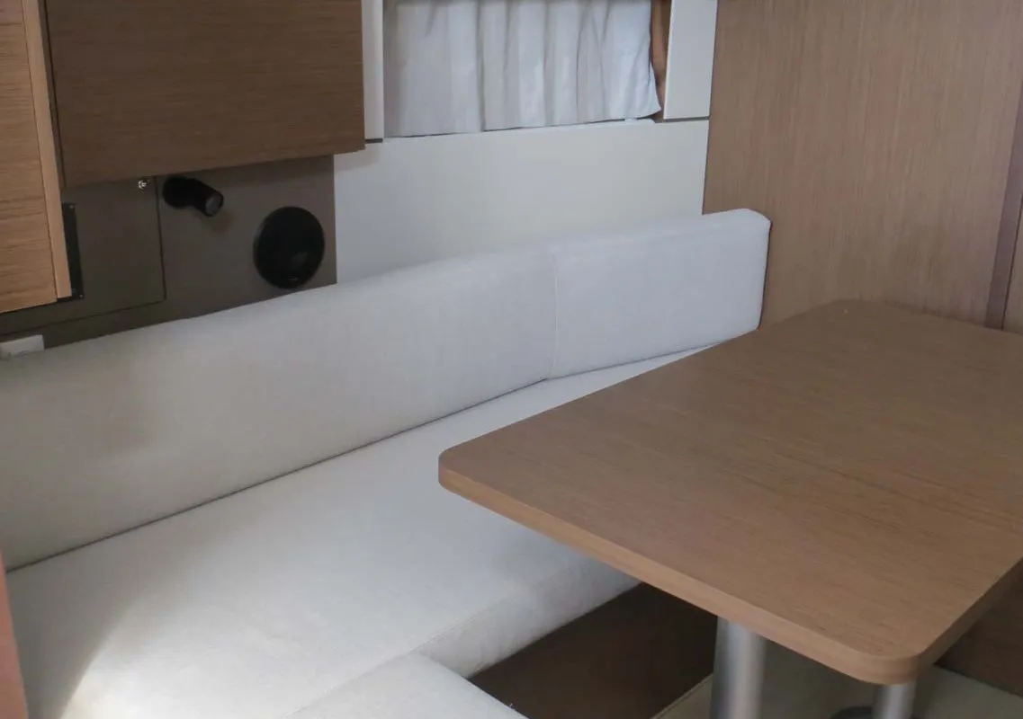 Salon of Eleven, a Beneteau Oceanis 38.1 sailboat at Split, Croatia