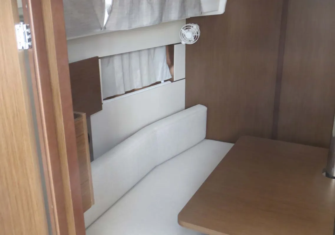 Salon of Eleven, a Beneteau Oceanis 38.1 sailboat at Split, Croatia