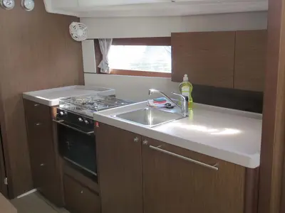 Galley of Eleven, a Beneteau Oceanis 38.1 sailboat at Split, Croatia