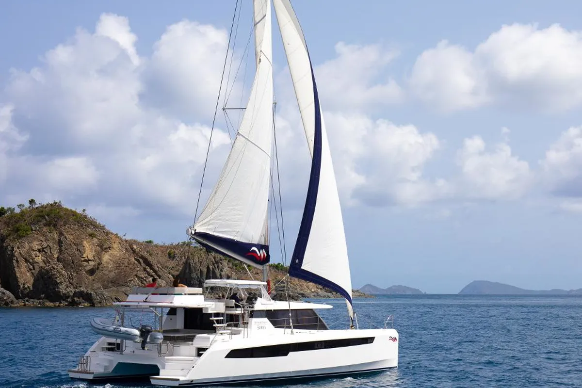 Moorings 5000-5 Club, a Leopard 50 catamaran at Road Town, British Virgin Islands