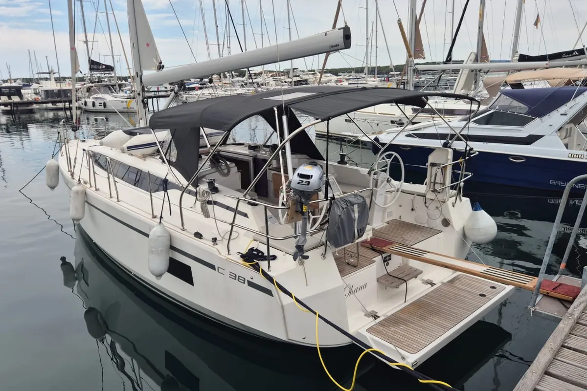 Ohana, a Bavaria C38 sailboat at Punat, Croatia