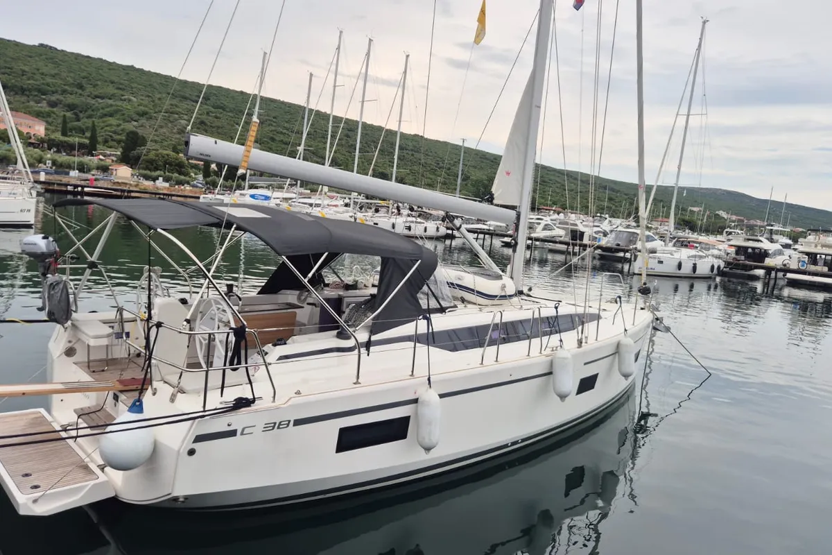 Ohana, a Bavaria C38 sailboat at Punat, Croatia