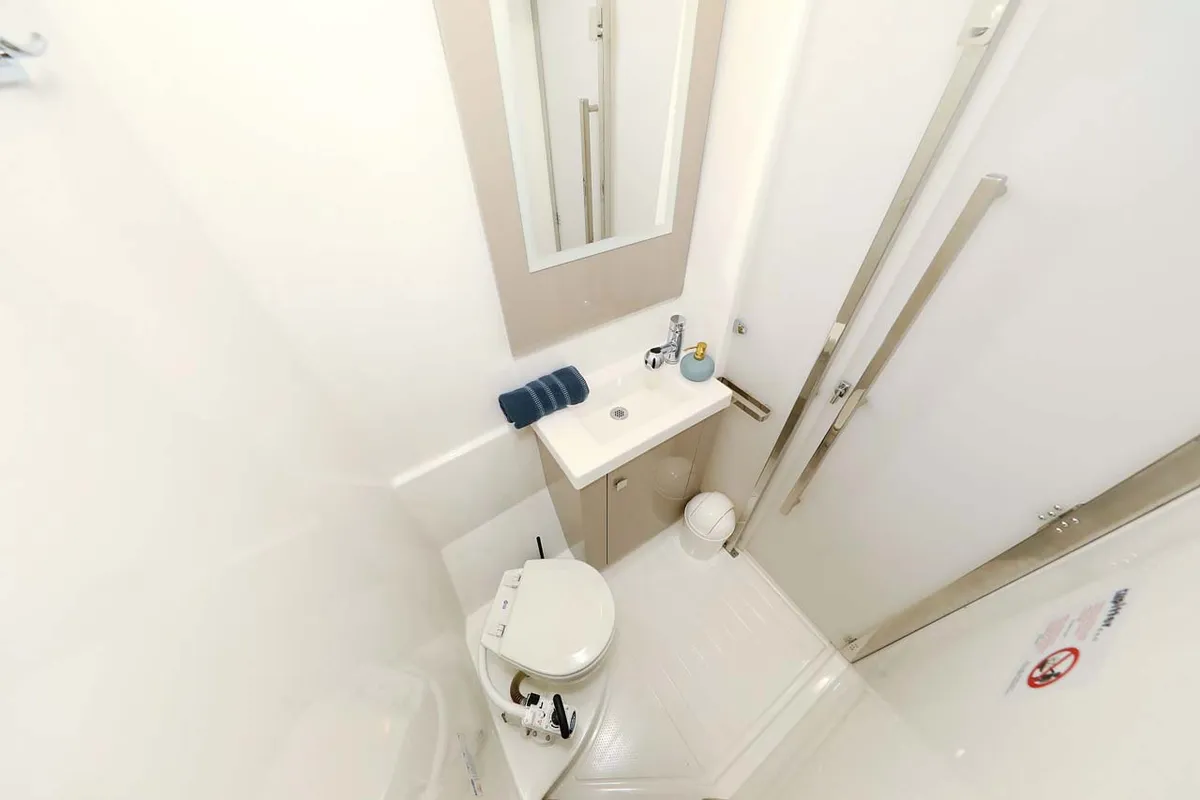 Head on La Mula, a Fountaine Pajot Astrea 42 catamaran at Grad Trogir, Croatia