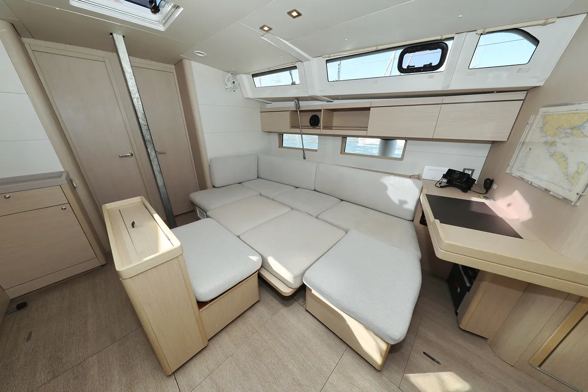 Salon of Sasool, a Beneteau Oceanis 46.1 sailboat at Grad Trogir, Croatia