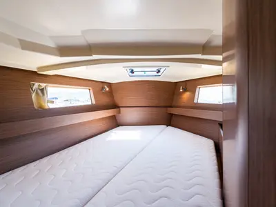 Cabin on Argyroula, a Beneteau Oceanis 41.1 sailboat at Lefkada, Greece