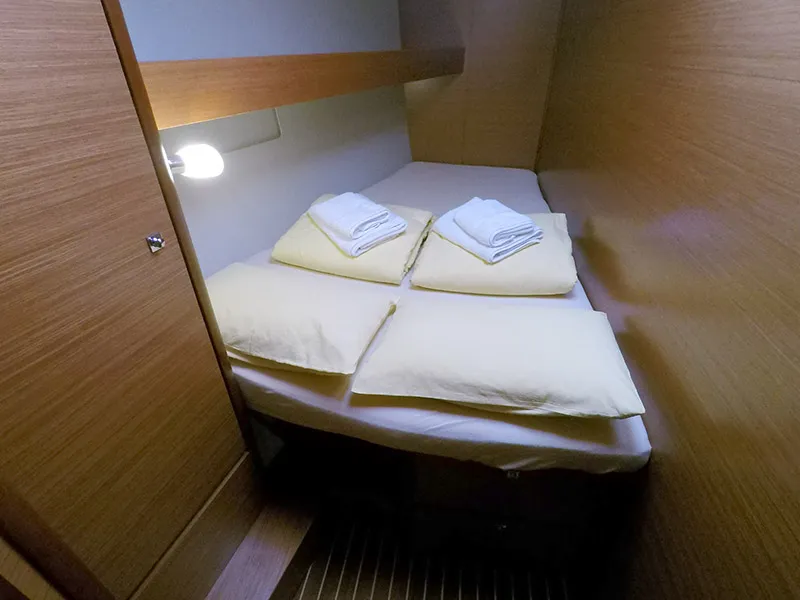 Cabin on Petra, a Dufour 460 GL sailboat at Grad Šibenik, Croatia