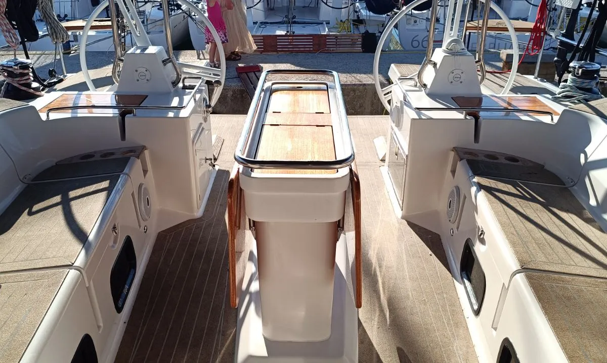 Andiamo, a Elan Impression 50 sailboat at Grad Biograd na Moru, Croatia