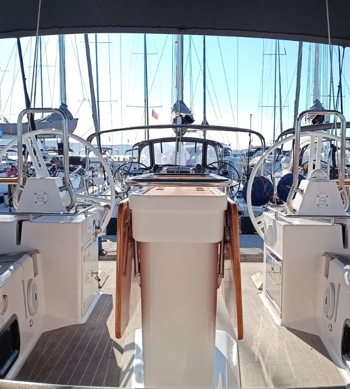 Andiamo, a Elan Impression 50 sailboat at Grad Biograd na Moru, Croatia