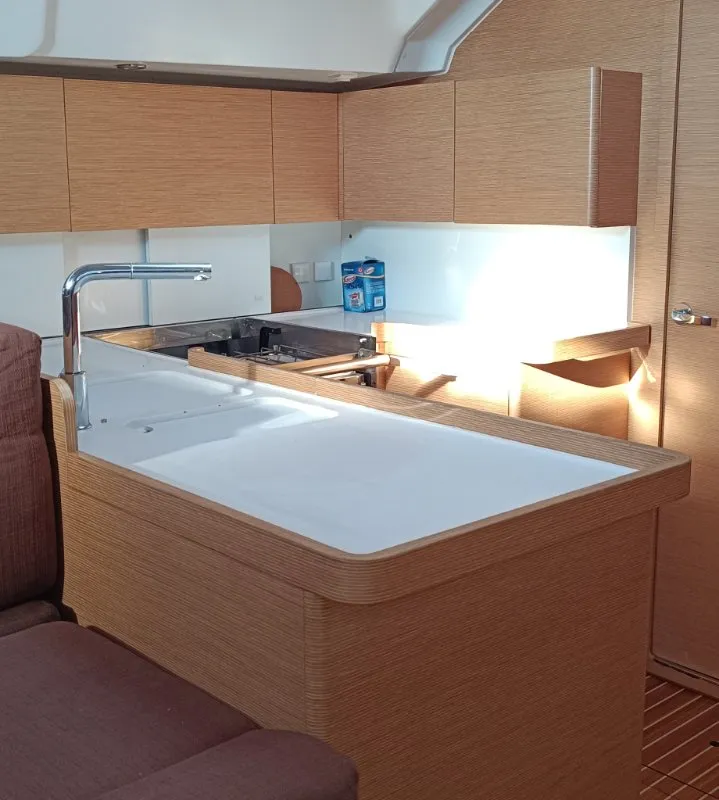 Andiamo, a Elan Impression 50 sailboat at Grad Biograd na Moru, Croatia