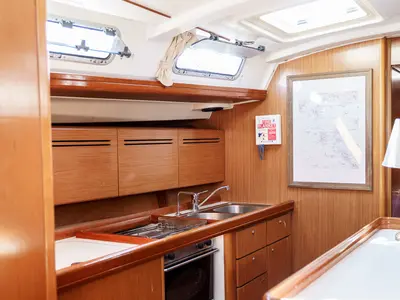 Galley of Orestis (Refit 2022), a Beneteau Cyclades 50.5 sailboat at Municipal Unit of Ellomenos, Greece