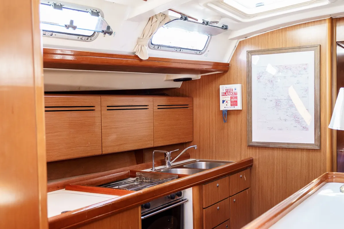 Galley of Orestis (Refit 2022), a Beneteau Cyclades 50.5 sailboat at Municipal Unit of Ellomenos, Greece
