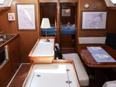 Salon of Orestis (Refit 2022), a Beneteau Cyclades 50.5 sailboat at Municipal Unit of Ellomenos, Greece