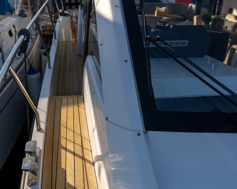 Ecstasea, a Sealine C390 motor yacht at Biograd na Moru, Croatia