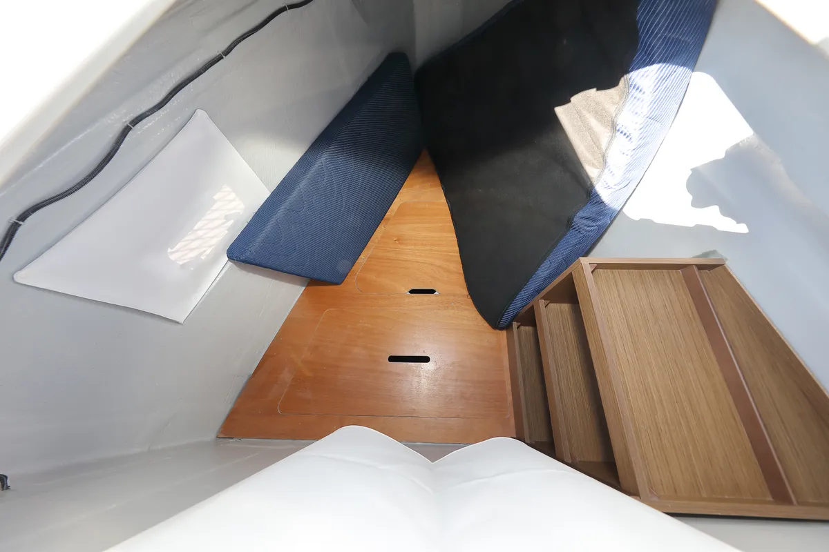 Cabin on WHY NOT, a Lagoon 46 catamaran at Sukošan, Croatia