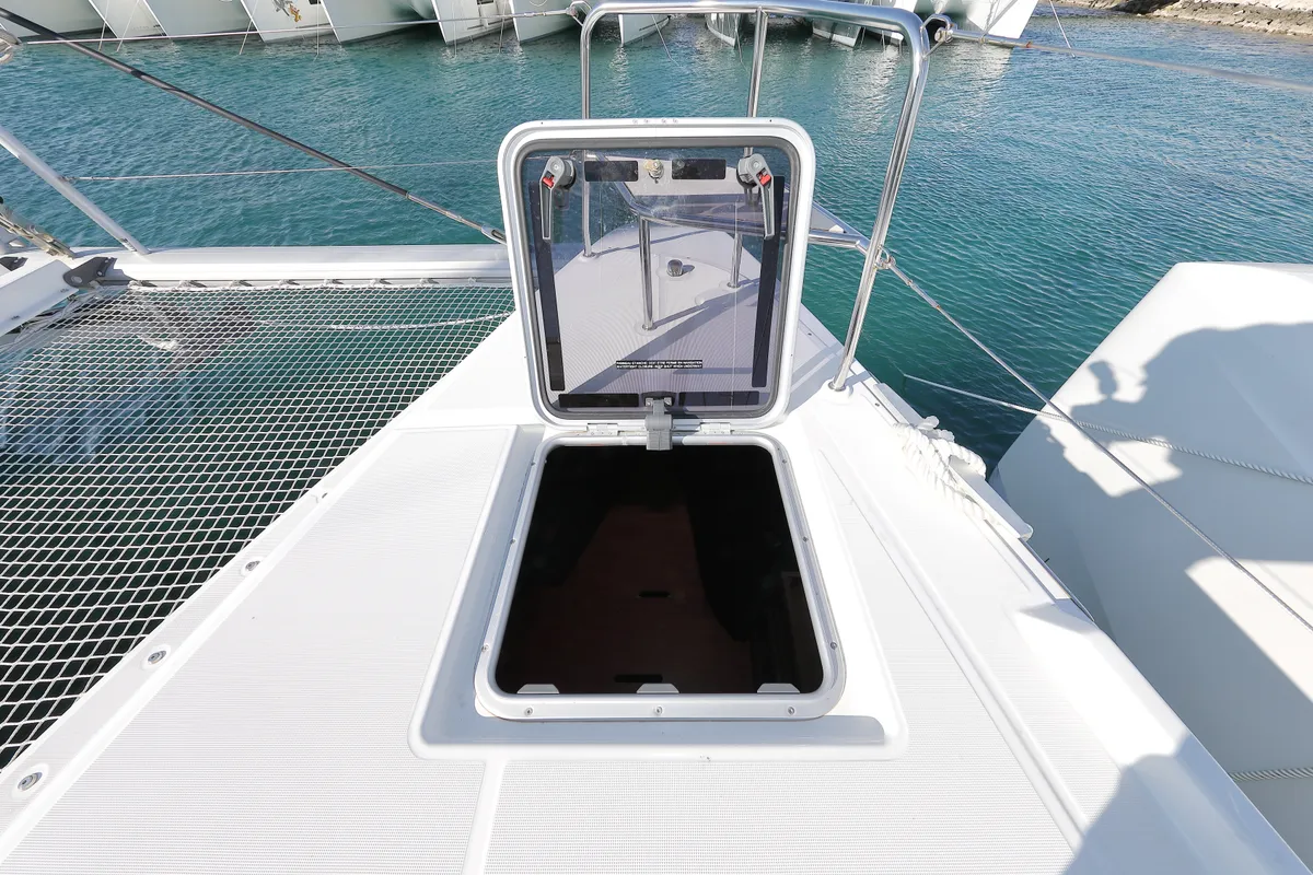 WHY NOT, a Lagoon 46 catamaran at Sukošan, Croatia