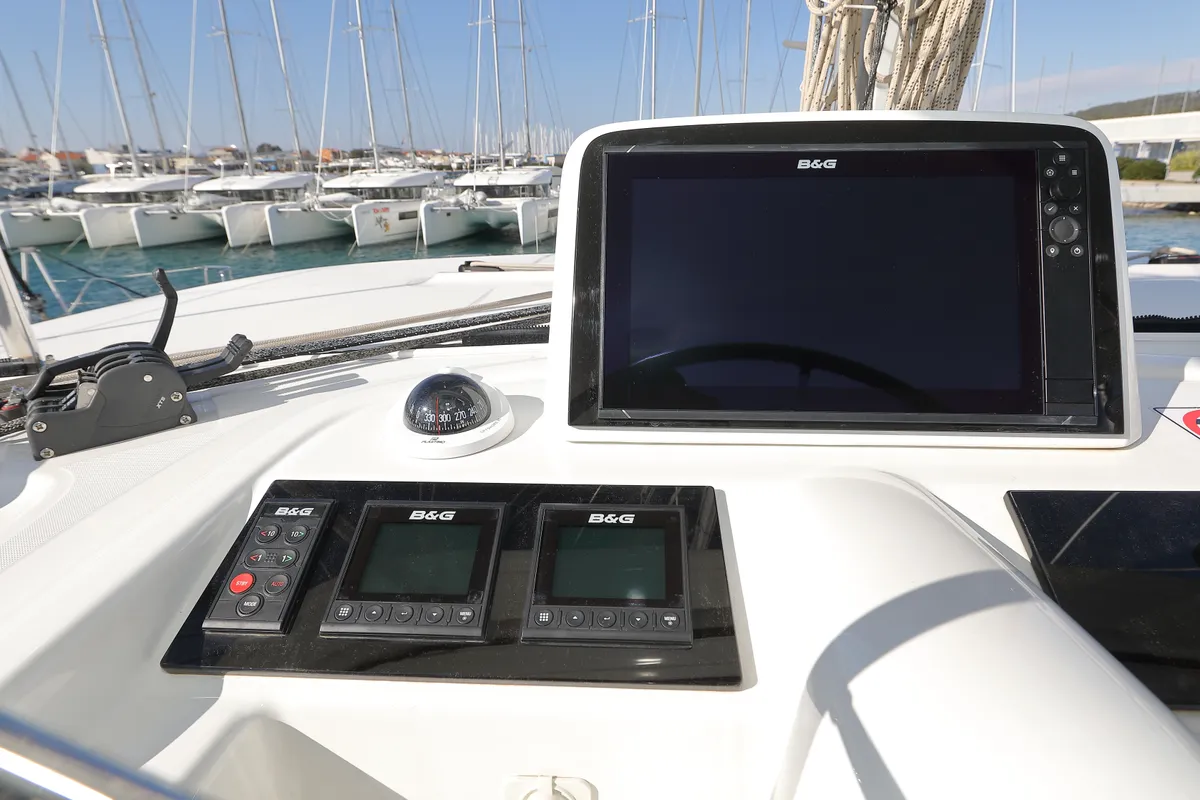 WHY NOT, a Lagoon 46 catamaran at Sukošan, Croatia
