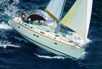 Exterior view of Hypo, a Beneteau Oceanis Clipper 411 sailboat at Pirovac, Croatia
