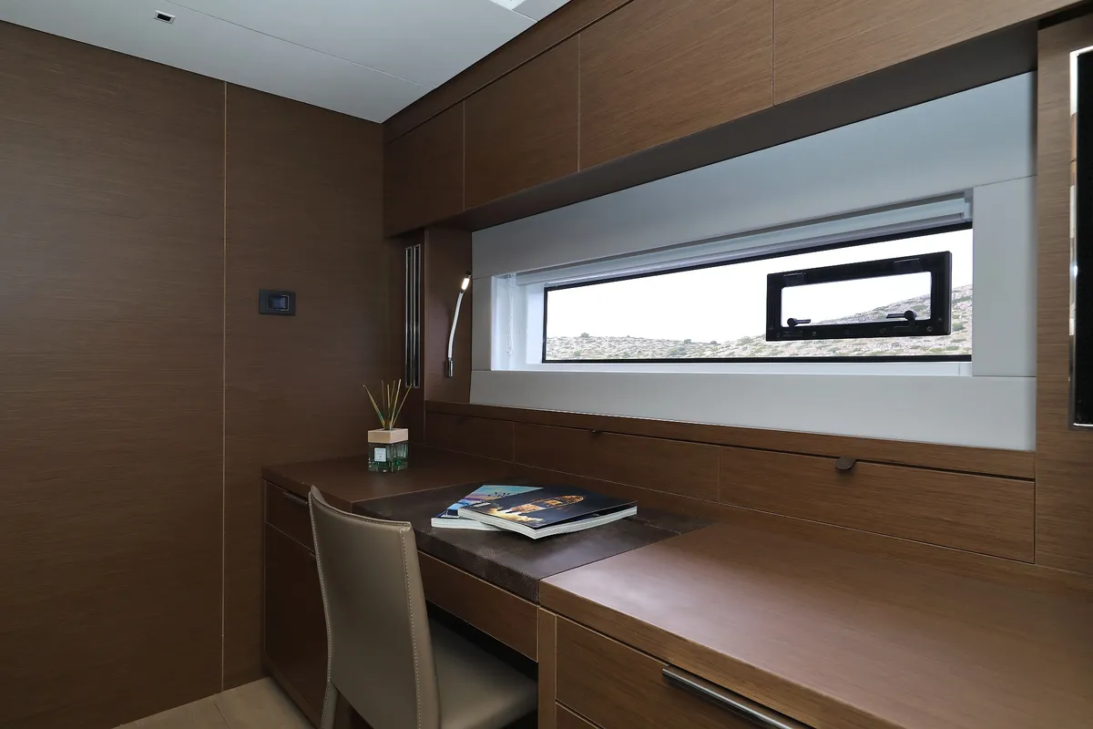 Cabin on MASTERMIND, a Lagoon Sixty 7 catamaran at Split, Croatia