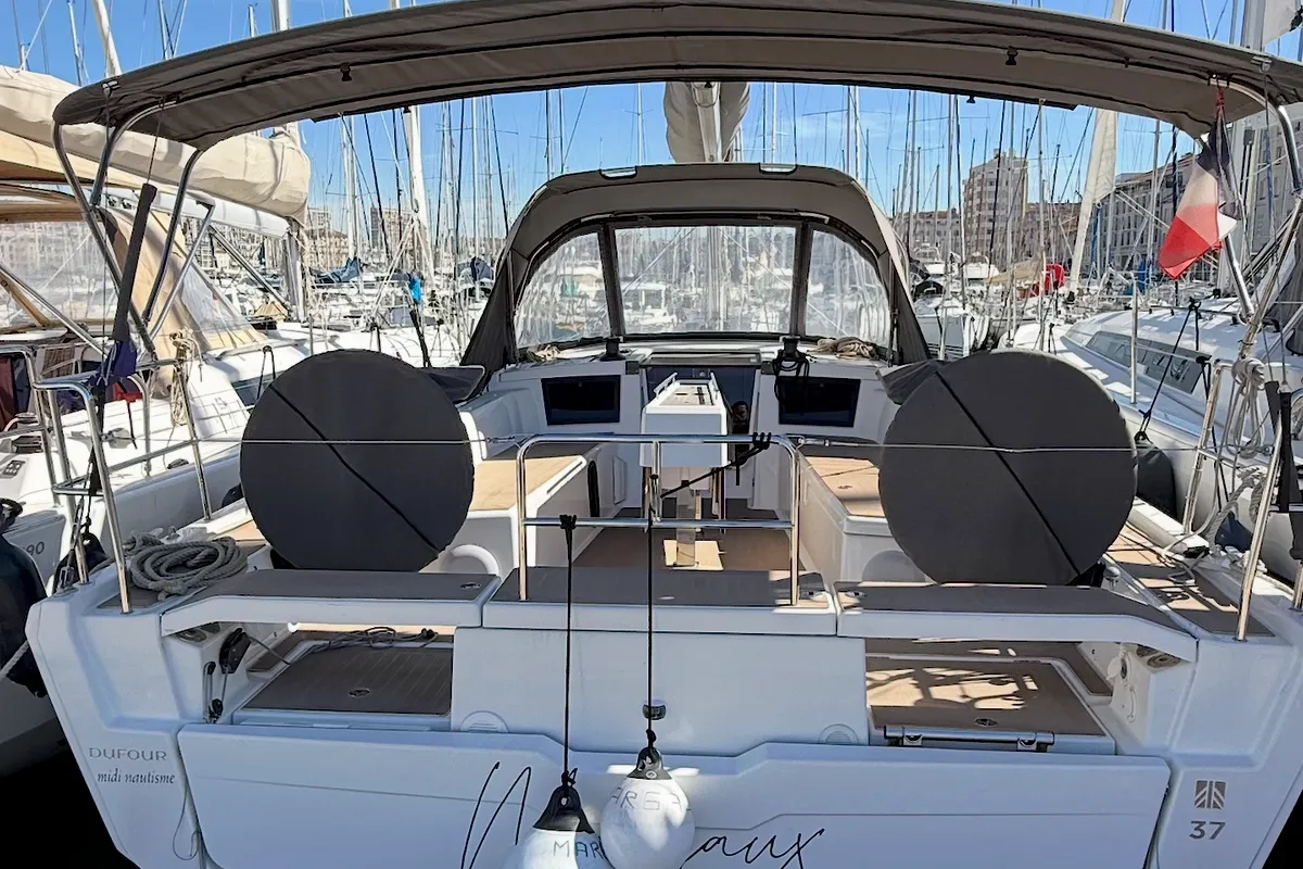 Margaux, a Dufour 37 sailboat at Marseille, France