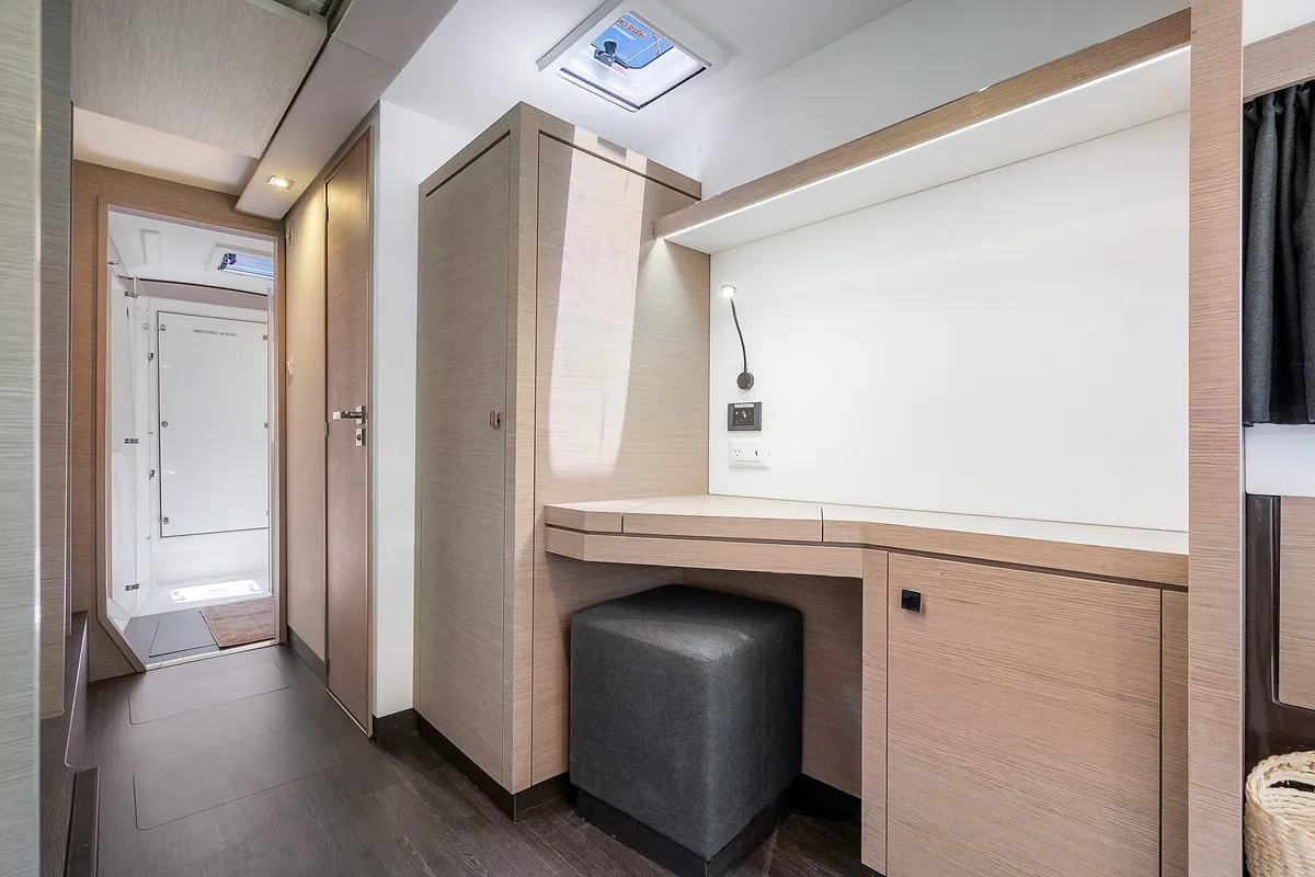 Pizza My Heart, a Fountaine Pajot Isla 40 catamaran at Road Town, British Virgin Islands