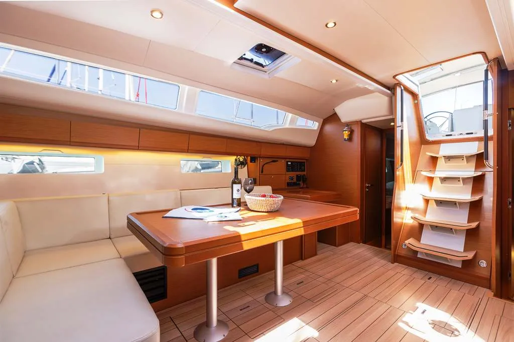 Cabin on Panayiotis K, a Jeanneau 54 sailboat at Municipal Unit of Nea Peramos, Greece