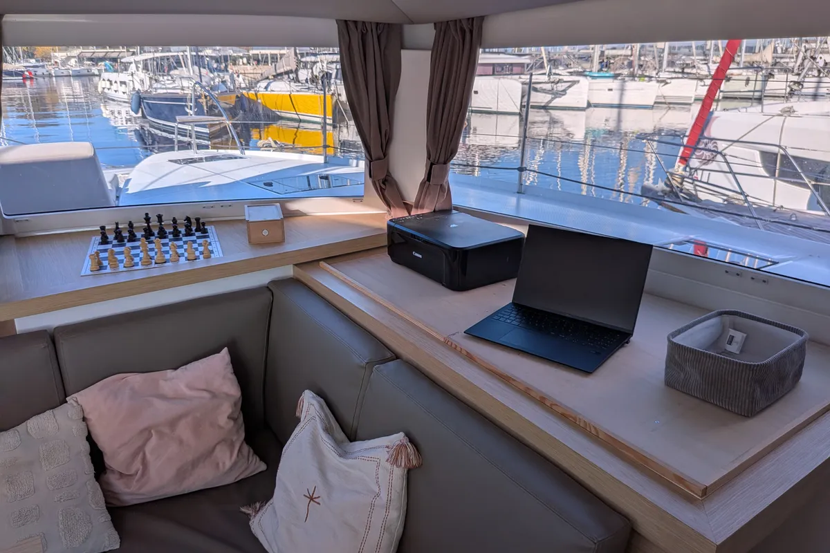 Seaview, a Fountaine Pajot Astrea 42 catamaran at Marseille, France
