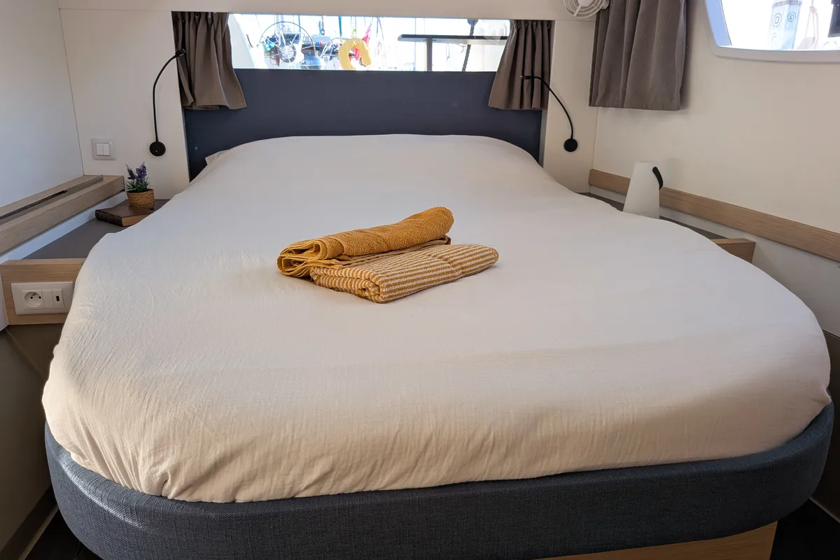 Seaview, a Fountaine Pajot Astrea 42 catamaran at Marseille, France