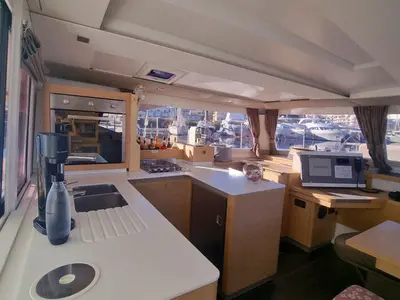 Seaview, a Fountaine Pajot Astrea 42 catamaran at Marseille, France