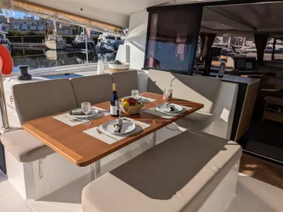 Seaview, a Fountaine Pajot Astrea 42 catamaran at Marseille, France