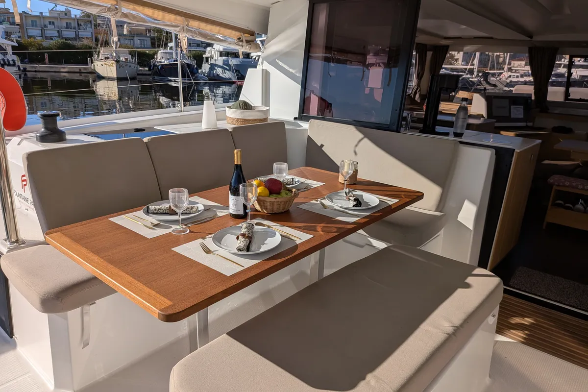 Seaview, a Fountaine Pajot Astrea 42 catamaran at Marseille, France
