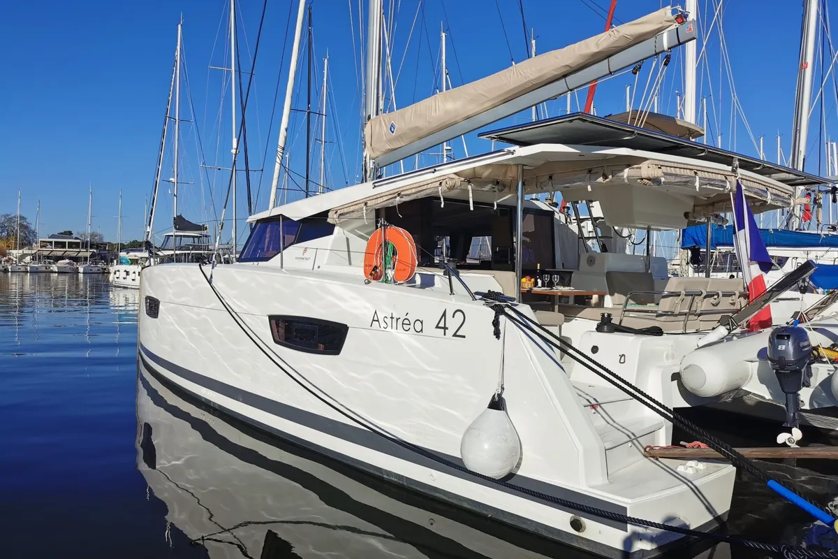 Seaview, a Fountaine Pajot Astrea 42 catamaran at Marseille, France