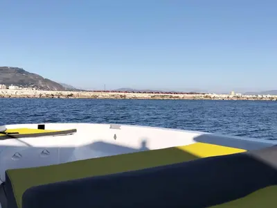Deck of Micky, a Gulet Motorboat motorboat at Trapani, Italy